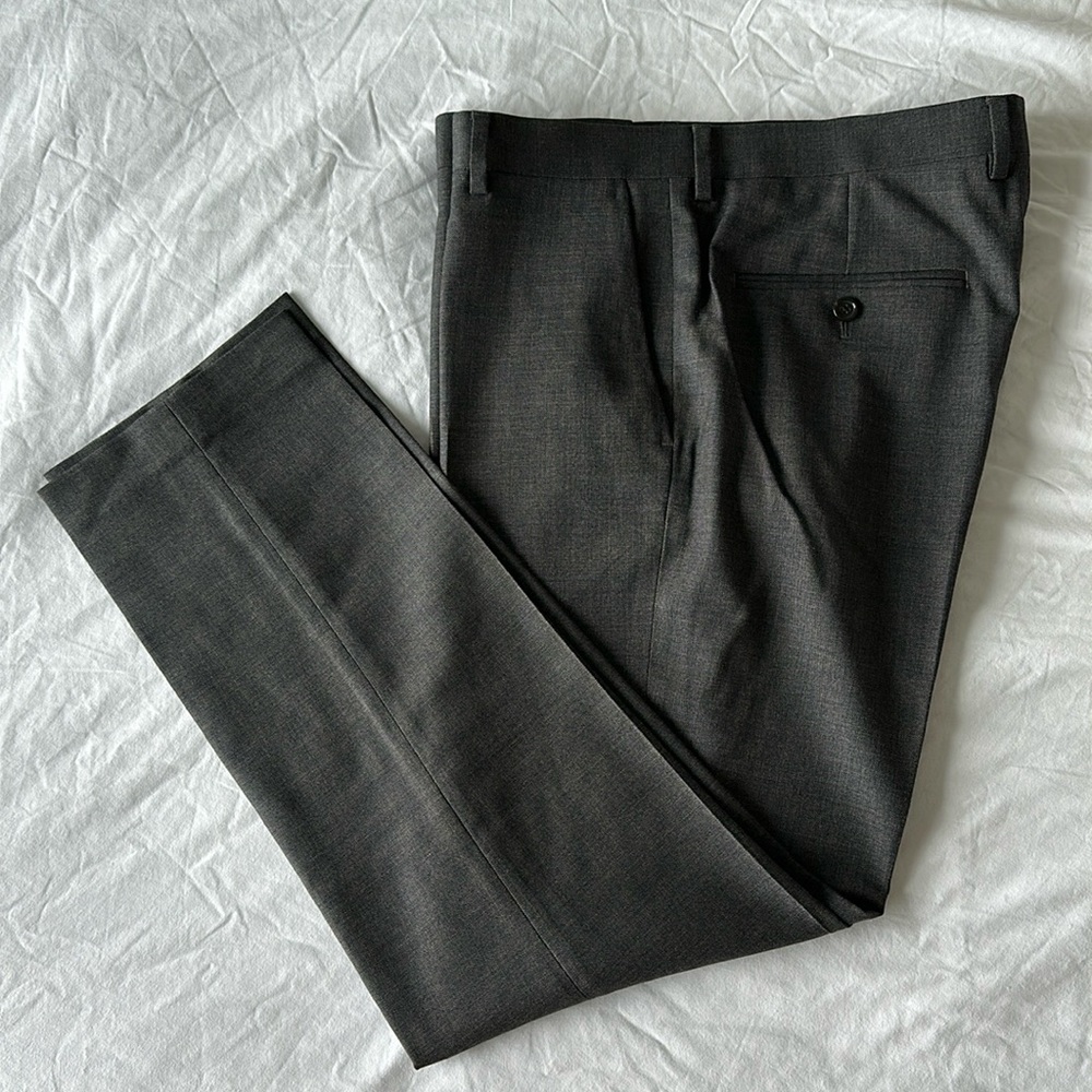 J. Crew Ludlow Slim Fit Suit Pant - Worsted Wool - Charcoal